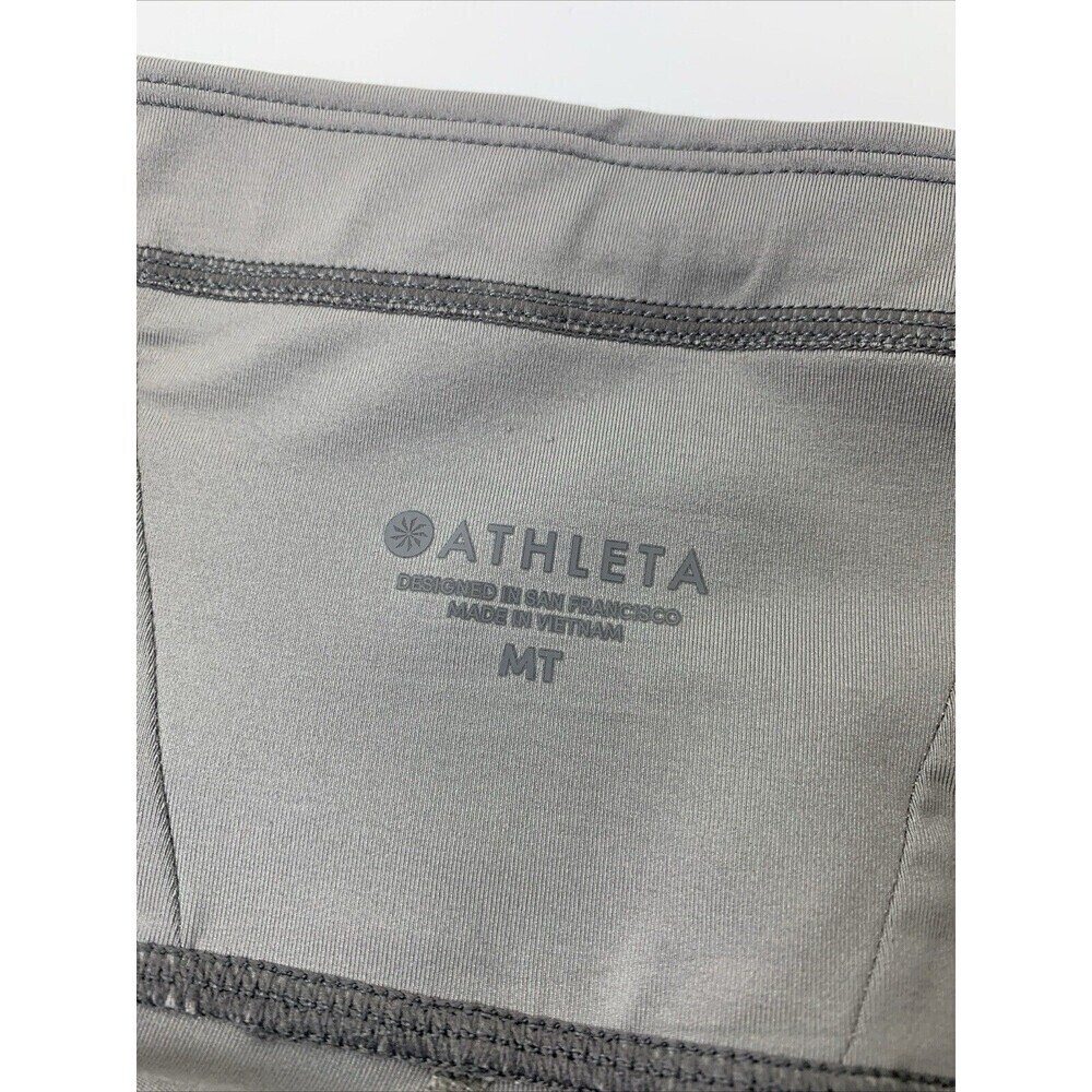 BOGO Athleta Spar Colorblock 7/8 Tight Leggings Silver Bell 405455 Womens M Tall - Picture 7 of 13